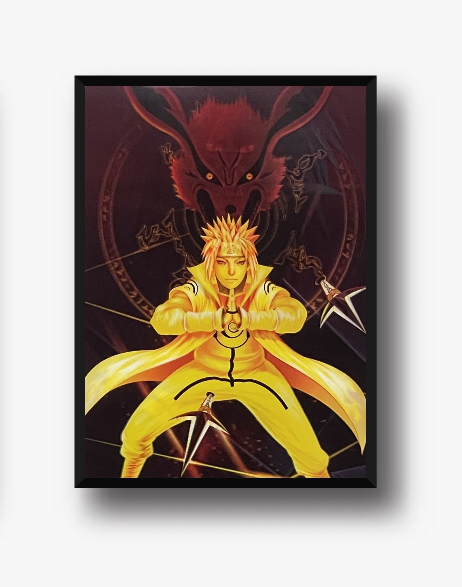 Naruto: Minato Namikaze 3D Poster - Freejstore