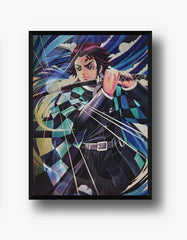 Demon Slayer: Kimetsu no Yaiba 3D Poster - Freejstore