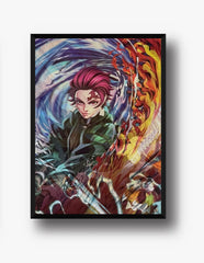 Demon Slayer: Kimetsu no Yaiba 3D Poster - Freejstore