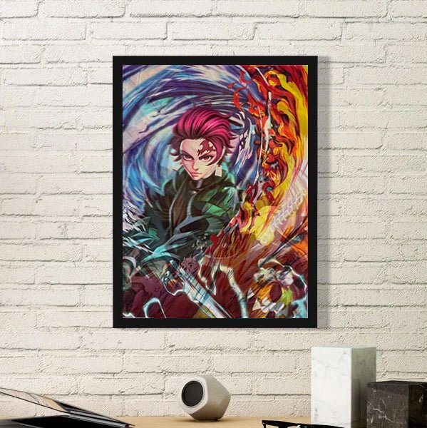 Demon Slayer: Kimetsu no Yaiba 3D Poster - Freejstore