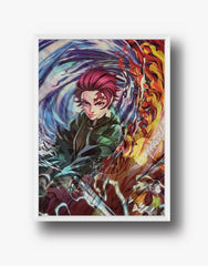 Demon Slayer: Kimetsu no Yaiba 3D Poster - Freejstore