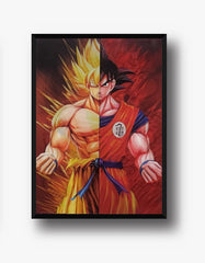 Dragon Ball: Goku 3D Poster - Freejstore