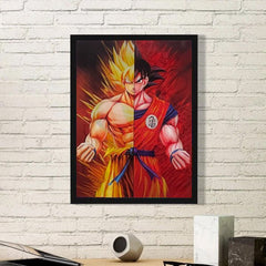 Dragon Ball: Goku 3D Poster - Freejstore