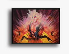 Dragon Ball: Goku Rage 3D Poster - Freejstore