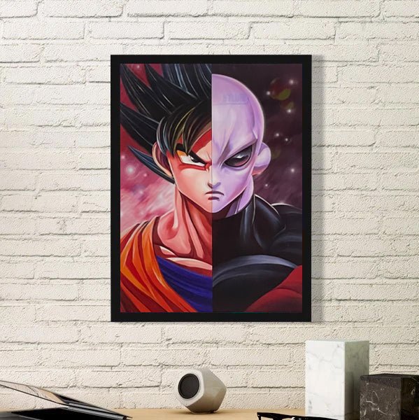 Dragon Ball: Goku Vs Jiran 3D Poster - Freejstore