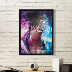 Naruto : Sasuke 3D Poster - Freejstore
