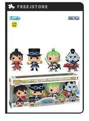 One Piece - 4 Pack Glow in the Dark Funko Pop - Freejstore