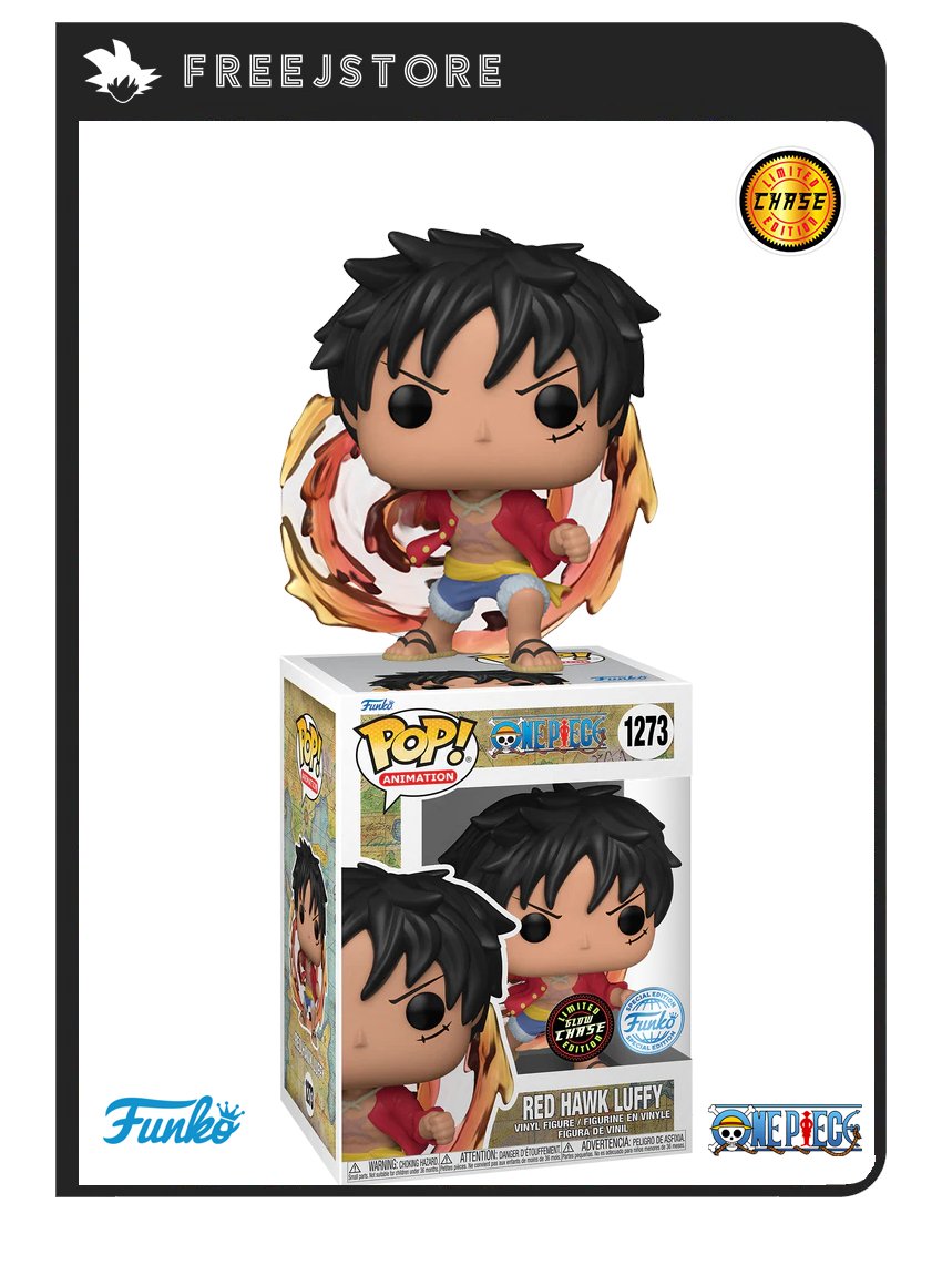 One Piece Red Hawk Luffy W/Chase Funko - Freejstore