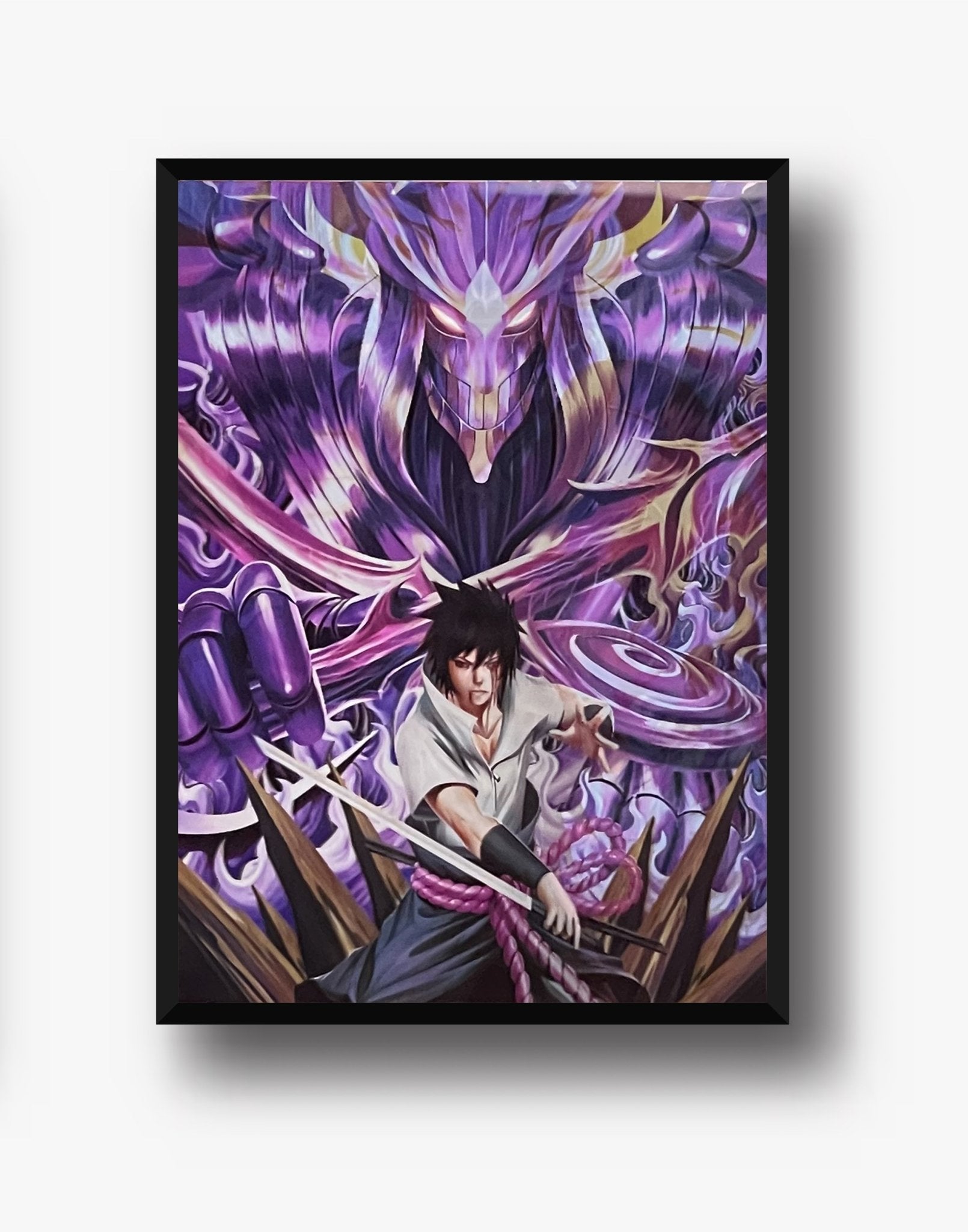 Sasuke Uchiha 3D Poster - Freejstore